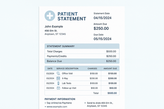Simplified Patient Statements